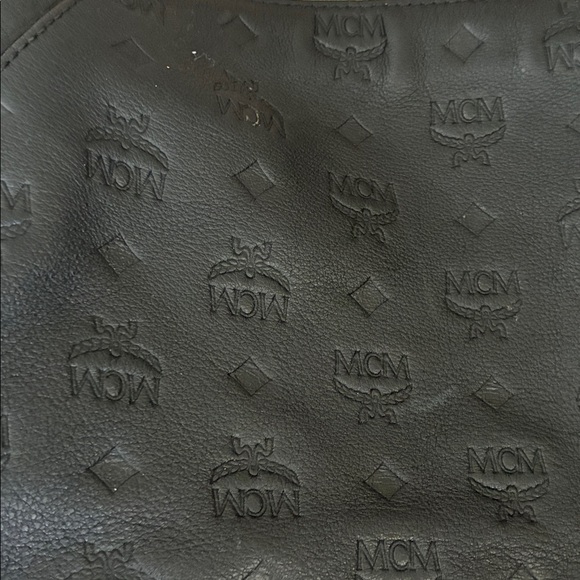 MCM Black Leather Shoulder Bag - Picture 2 of 11